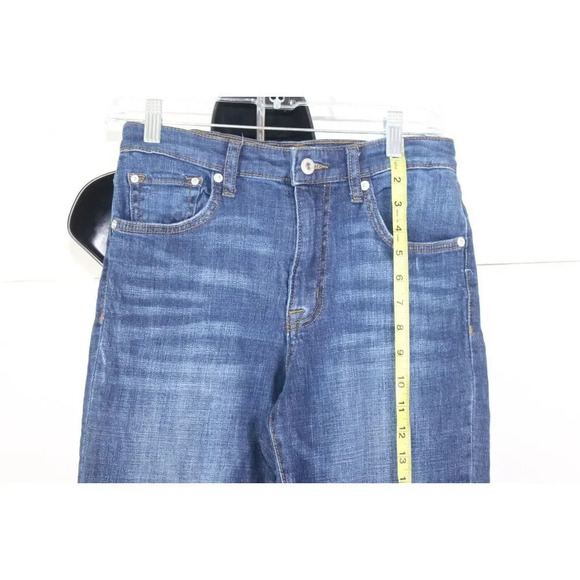 Ella Moss High Waist Straight Blue Jeans Size 4/27 Slim Straight Ankle - Picture 2 of 6